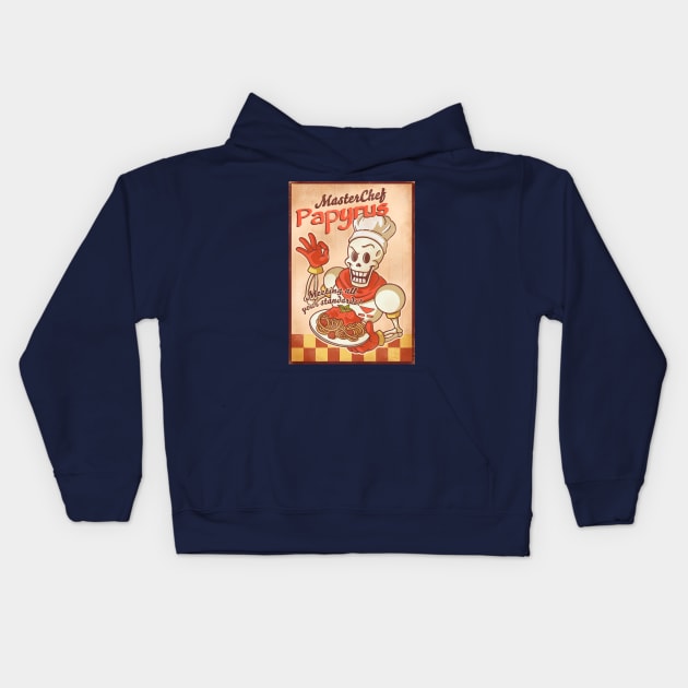 MasterChef Papyrus Kids Hoodie by watermelonium